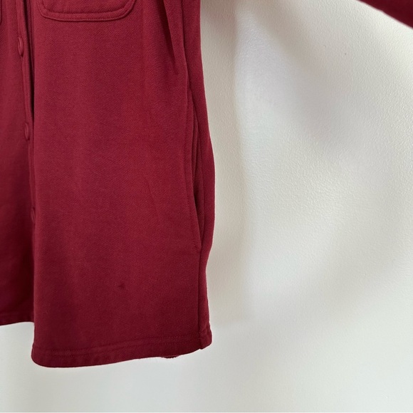 Good American Sueded Fleece Shacket Shirt Jacket Size XS / Small 00 - 0 - Picture 9 of 16